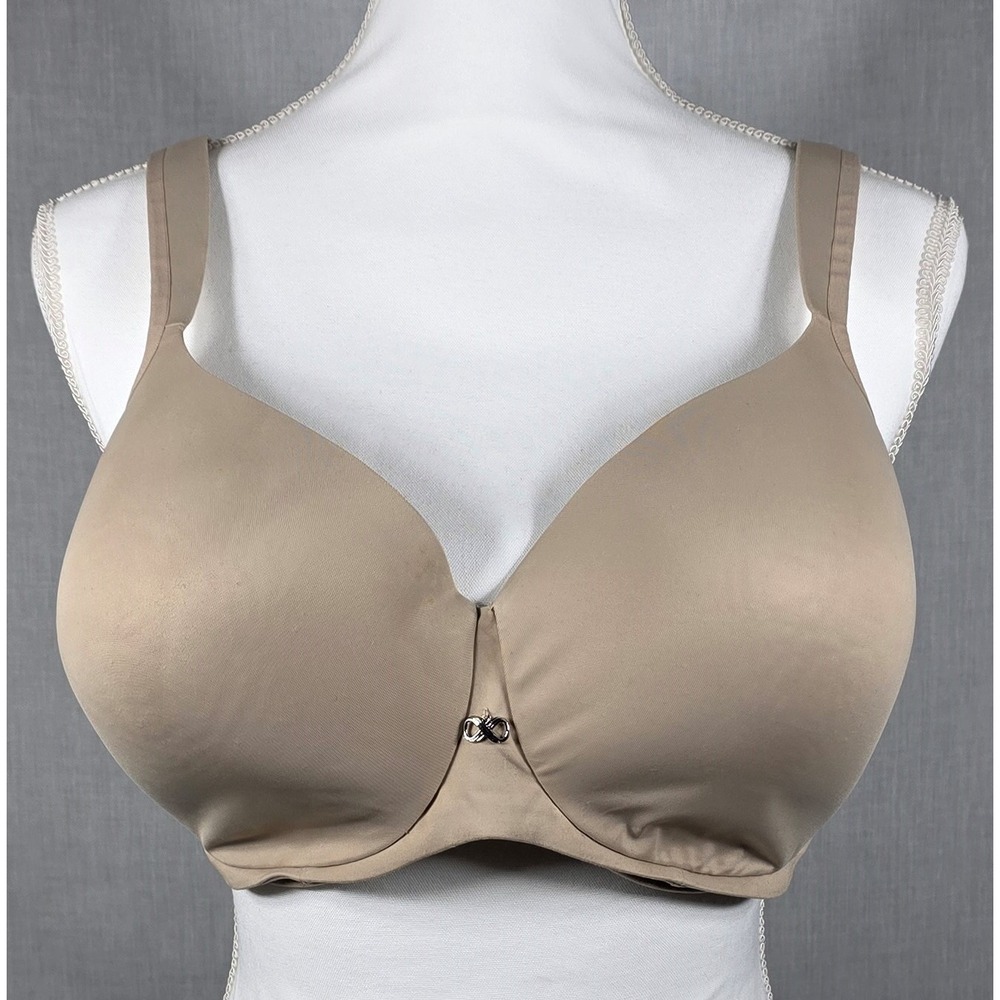 Jockey Bra 6701 Classic Contour Underwire Tan Nude Size 9/38 (38B)